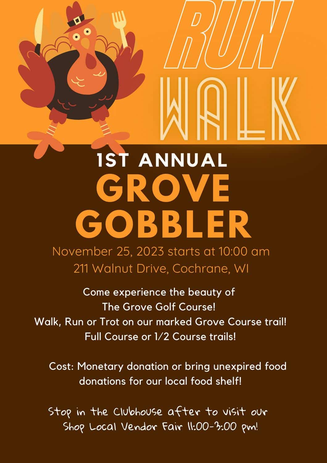 run walk poster